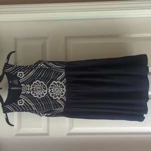 SO Navy Blue Girls size‎ XL (14) Embroidered Sleeveless Casual Summer Dress 128